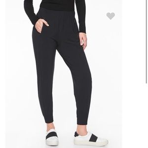 Athleta Cosmic Jogger, Small Tall, Black, Zipper Pockets